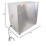 HeatMax Commercial Countertop Food Warmer Cabinet