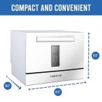 Farberware Portable Mini Dishwasher for Small Spaces