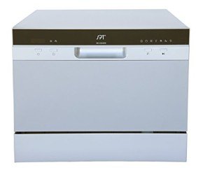 SPT Compact Energy Star Countertop Dishwasher - Silver