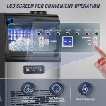 100LBS Ice Maker with Storage Bin and Faucet