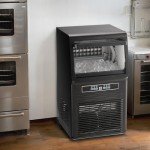 VEVOR 70lbs Commercial Ice Maker with Storage