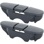 Dishwasher Upper Dishrack Slide Rail Stop Clips