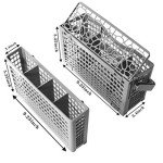 Dishwasher Silverware Replacement Basket for Major Brands