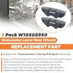 Dishwasher Upper Dishrack Slide Rail Stop Clips