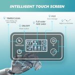 EUHOMY Portable Ice Cube Maker, 45Lbs/Day