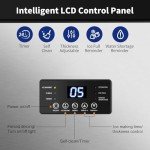 TAZPI 130 LBS/24H Stainless Steel Ice Maker