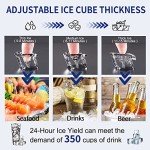 High Capacity Stainless Steel Ice Maker Machine