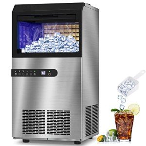 100Lbs/24H Stainless Steel Ice Maker Machine