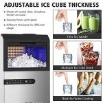 100Lbs/24H Stainless Steel Ice Maker Machine