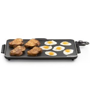 Presto Slimline Black Electric Griddle, 22