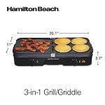Hamilton Beach 3-in-1 Indoor Grill and Griddle