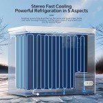 Kismile 7.0 Cu.Ft Top Open Chest Freezer