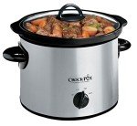 3-Quart Manual Slow Cooker in Silver