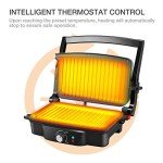 iSiLER 2-Slice Panini Maker and Grill