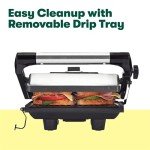 BELLA Nonstick Panini Press and Sandwich Maker