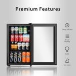 HAILANG 80 Can Freestanding Beverage Refrigerator