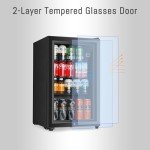 HAILANG 80 Can Freestanding Beverage Refrigerator