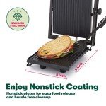 BELLA Nonstick Panini Press and Sandwich Maker