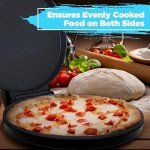 Courant 12-Inch Electric Pizza Maker with Cool-Touch Handle