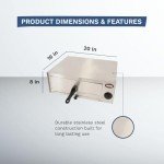 Kratos Stainless Steel Countertop Pizza Oven 1450W