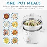 Aroma Stainless Steel Rice Cooker & Warmer, 14-Cup
