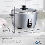 Panasonic 46-Cup Commercial Rice Cooker - Silver