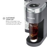 Keurig K-Supreme Single Serve K-Cup Pod Coffee Maker, MultiStream Technology, 4 Brew Sizes, 66oz Dual-Position Removable Reservoir, Gray
