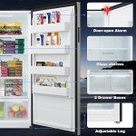 21 Cu. Ft Upright Freezer, Stand Up Freezer Convertible Refrigerator 2-in-1 Appliance, Standing Freezer Freezerless All Refrigerator 20 Cu. Ft, Upright Freezers