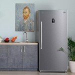 21 Cu. Ft Upright Freezer, Stand Up Freezer Convertible Refrigerator 2-in-1 Appliance, Standing Freezer Freezerless All Refrigerator 20 Cu. Ft, Upright Freezers