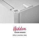 Frigidaire 10.1 Cu. Ft. Compact ADA Top Freezer Refrigerator in White with Electronic Control Panel, Reversible Door Swing, ENERGY STAR