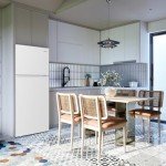 THFRIONE Top Freezer Refrigerator 30", 17.6 Cu Ft. Capacity, Adjustable Thermostat Control, Full Size Freestanding Frost Free Fridge for Kitchen/Office/Apartment, White