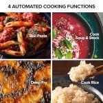 Nuwave Upgraded Induction Cooktop, 3 Wattage Control, Patented Digital Temp Probe, 8”Large Heating Coil, 12”Shatter-Proof Ceramic Glass,106 Temps-Ctrl