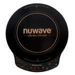 Nuwave Gold Precision Induction Cooktop, Portable, Large 8” Heating Coil, 12” Shatter-Proof Ceramic Glass Surface, 51 Temp Settings from 100°F - 575°F, 3 Watt Settings 600, 900, & 1500 Watts (Renewed)