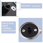 5 Packs WB03K10303 Profile Stove Cooktop Oven Rang Knob Replacements for GE,Heavy Duty Metal 191d5100 knob Cooktop Oven Knob Replace ge profile stove knob Part WB03K10208,AP4980246, 1810427, AH3486484