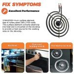 Beaquicy 316442300 8" Surface Element - Replacement for Ken-more Cro-sley Frigi-daire Kelvi-nator Range Stove Cooktop Oven Coil Surface Element - 8 inch Burner on the Range