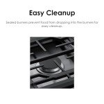 SAMSUNG 36" Built In Gas Cooktop with 5 Burners, Stainless Steel, NA36R5310FS/AA