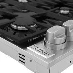 ZLINE 36" Gas Cooktop with 6 Gas Burners and Black Porcelain Top (RC36-PBT)