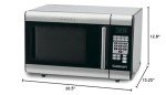 Cuisinart CMW-100 1-Cubic-Foot Stainless Steel Microwave Oven, Brushed Chrome