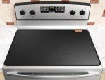 VIESEMBO Fireproof Stove Cover, 28.5×20 Inches Electric Stove Top Cover, Heat Resistant GlassTop Stove Cover Protector, Kitchen Flat Stove Top Covers for Electric Stove Black