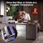 BODEGACOOLER 24 Inch Outdoor Beverage Refrigerator,Under Counter Double Drawer Fridge Stainless Steel,Built-in Outdoor Drawer Beverage Cooler for Soda Drink,Beer 149 Cans for Home,Commercial