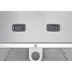 Broan-NuTone PM300SS Custom Power Pack Range Hood Insert with 2-Speed Exhaust Fan and Light, 300 Max Blower CFM, Stainless Steel, 21-Inch Built