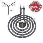 KITCHEN BASICS 101 4 Pack MP22YA Electric Range Burner Surface Element Replacement for Whirlpool KitchenAid Maytag Includes 2 8-Inch MP21YA & 2 6-Inch MP15YA 540331014,484783, TS5W8221,Y04000033