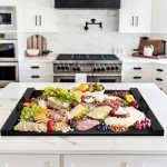 GASHELL Noodle Board Stove Cover with Handles, Multiple Stove Top Cover Board for Electric/Gas Stove Top(Black)