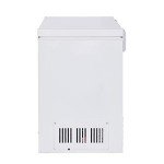 Frigidaire EFRF3005-AMZ Chest Deep Freezer-Garage-Ready, 3.5 Cu. Ft. Capacity, White-Adjustable Thermostat-Removable Vinyl Coated Wire Basket-Easy Defrost Drain