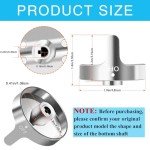 Upgraded W10766544 Gas Stove knobs Replacement for Whirlpool WFG540H0ES0 Range Oven, Replaces W10430807 W10676228 4248219 AP5958476 PS10067059 EAP10067059