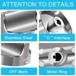Upgraded W10766544 Gas Stove knobs Replacement for Whirlpool WFG540H0ES0 Range Oven, Replaces W10430807 W10676228 4248219 AP5958476 PS10067059 EAP10067059