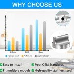 Upgraded W10766544 Gas Stove knobs Replacement for Whirlpool WFG540H0ES0 Range Oven, Replaces W10430807 W10676228 4248219 AP5958476 PS10067059 EAP10067059