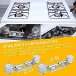 Double Burner Kit WB16K10026 WB29K17 Gas Range Double Burner Assembly Replacement Compatible with General Electric Hotpoin Gas Stove Burner Replaces WB29K17 65932 868697 AP2633210 PS232404