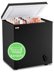 WANAI Chest Freezer 5.0 Cu.Ft Large Deep Freezers Small Chest Freezer Freestanding Top Open 7 Temp Control Low Noise with Removable Basket for Dorm Apartment Home Kitchen