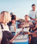 ecozy Portable Ice Maker Countertop, 9 Cubes Ready in 6 Mins, 26lbs in 24Hrs, Self-Cleaning Ice Machine with Handle/Ice Bags/Ice Scoop/Ice Basket, 2 Sizes Bullet Ice for Home Kitchen Office Bar Party